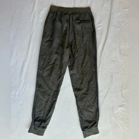 Faherty Arlie Day Jogger Womens S Green Linen Blend Stretch Pull On Granola Girl - Picture 7 of 13